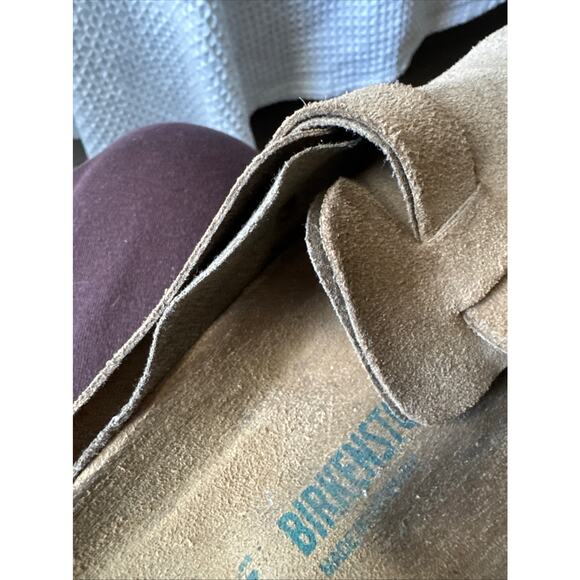 Size 9-9.5 (EU 40) - Birkenstock Boston Suede - Taupe - Womens - Picture 9 of 10